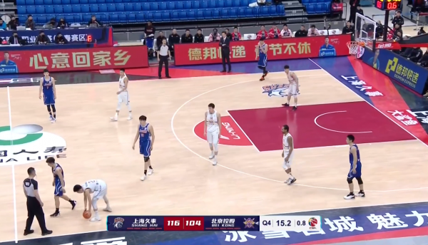 羞辱？剩7秒領先12分，郭昊文為李春江出氣秀扣籃，被批沒素質