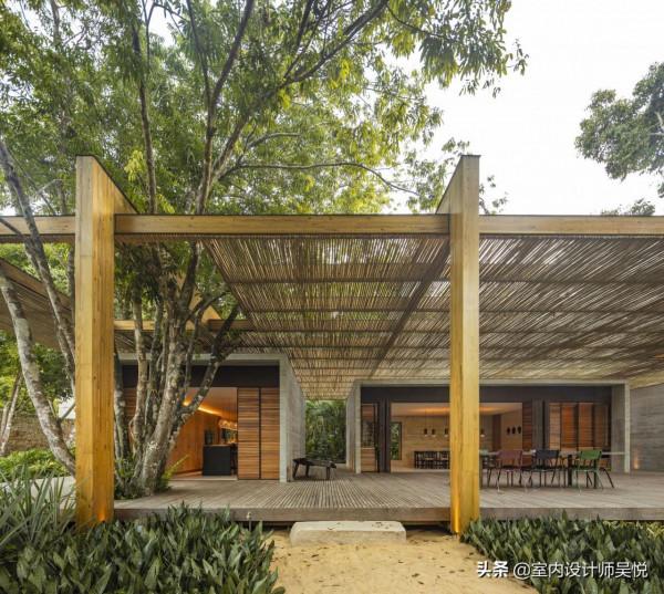 巴西沙灘別墅，面朝大海，背靠熱帶雨林，沉浸於自然環境之中