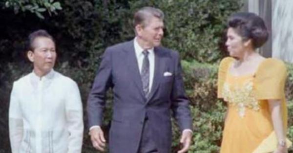 菲律賓前總統潛逃美國，下飛機時財產被沒收，光黃金就有300多箱