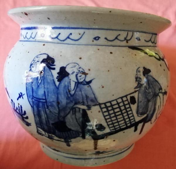 「聚大荔·收藏背後的故事」琴棋書畫缸 「聚大荔·收藏背後的故事」琴棋書畫缸