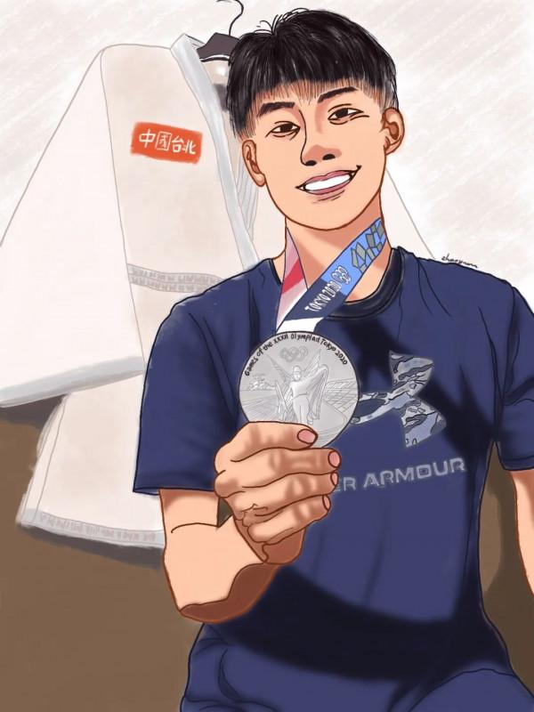 “我心中的奧運健兒”詩書畫作品(17) “我心中的奧運健兒”詩書畫作品(17)