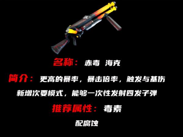 赤毒武器屬性對應戰甲