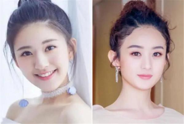 同樣是圓臉的趙麗穎和趙露思,你覺得她們像嗎 同樣是圓臉的趙麗穎和趙露思,你覺得她們像嗎