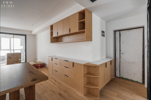 玄關進深1米35，方案再三最佳化，L型勝在實用，也算得上裝修模板了