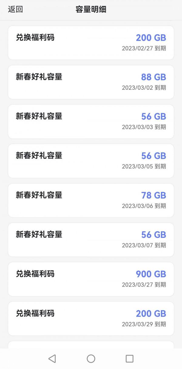 阿里雲盤新春活動領取的空間可以延長有效期