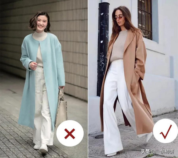 外衣適合闊腿部褲嗎？注意三個搭配細節，打敗臃腫和拖沓感