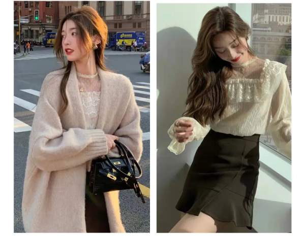 大衣+高筒靴，皮草+高筒靴！財閥千金穿搭