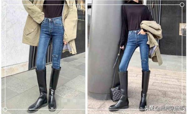 黑色長筒靴配什麼顏色褲子好看？第二種顏色只適合腿長的女生