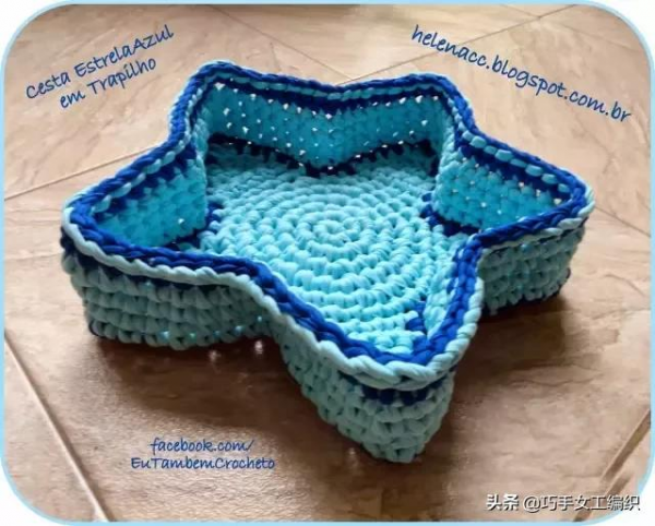 舊T恤以後不要扔,教你鉤成24種收納籃,美到眼花繚亂!(附針法圖解