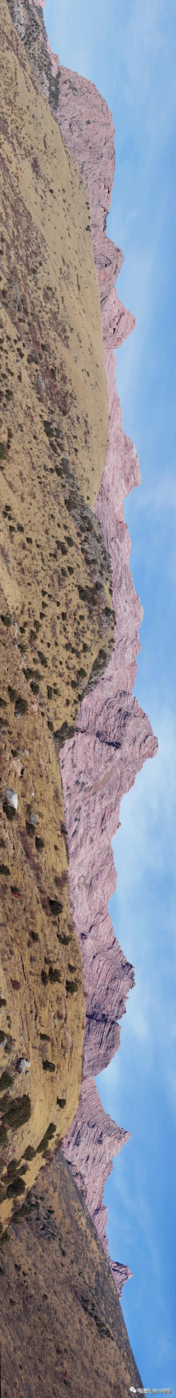 02:初探印證猜想，高程4千多米處確有20多公里長丹霞景觀