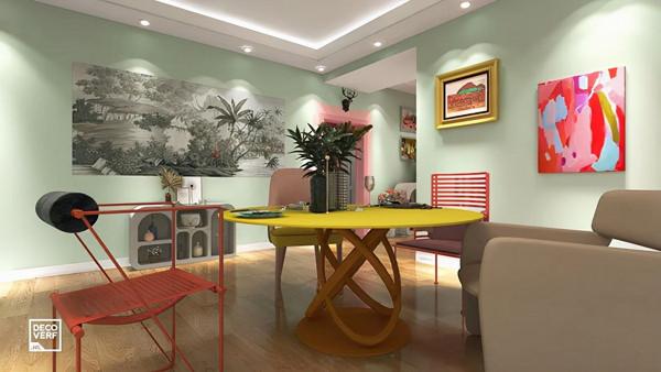 皇家帝孚設計案例：半牆主義，洋溢著青春活力