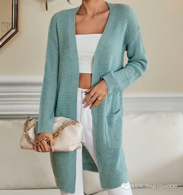 「針織作品」60款時尚流行的中長款開衫（尋找靈感）