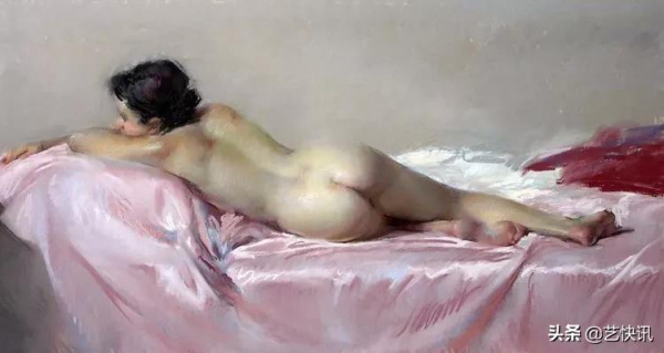 粉彩畫 | 費利佩·桑塔曼斯的人物，詮釋著最美的人體造型