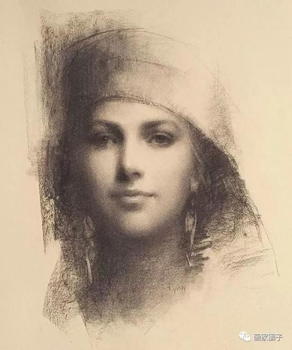 美國女畫家的素描,太厲害了 美國女畫家的素描,太厲害了