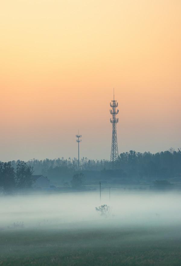 深秋,鄉村晨霧 深秋,鄉村晨霧