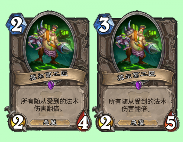 爐石傳說平衡補丁來了，超凡八爪術士刀集體削弱，深鐵穴居人重做