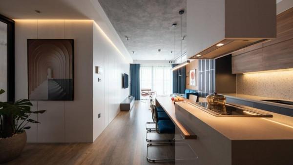 人生中的第一套房，裝修格外上心，少了花裡胡哨的設計越住越耐看