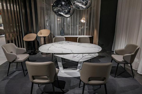 刀切、火烤都不怕！陶瓷餐桌真上頭