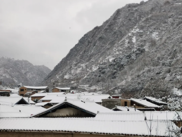 雪落文縣白馬山寨～風景美如畫