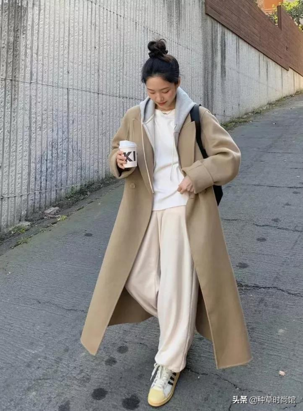 棉服+豆腐褲，毛衣+闊腿褲，冬天巨in穿搭