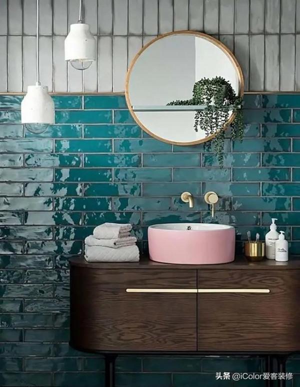 你還只知道黑白灰?這些神仙配色讓衛生間告別賓館風 你還只知道黑白灰?這些神仙配色讓衛生間告別賓館風