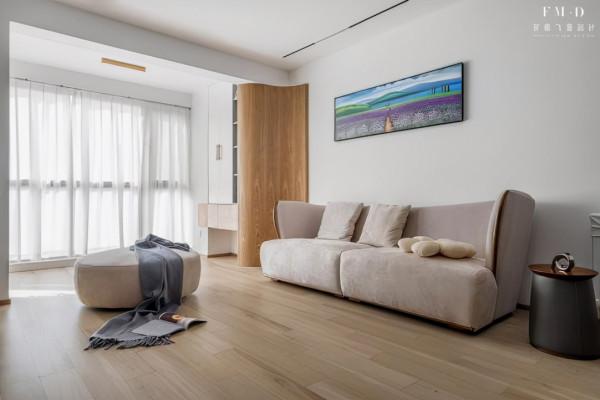 92㎡剛需小三室，原木+布藝打造日式風，簡單又治癒的氛圍很心安