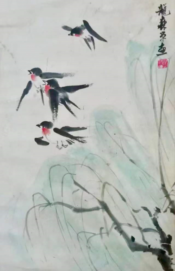 鐵道兵應龍森與“白石後人”的繪畫情緣 鐵道兵應龍森與“白石後人”的繪畫情緣