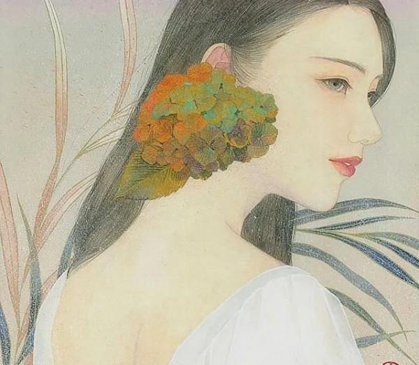 日本畫師筆下的現代女孩，太美了