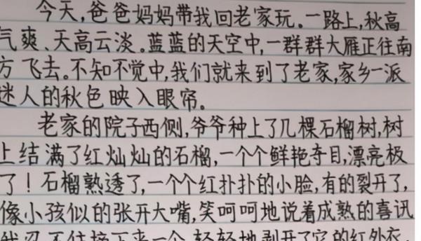 三年級小學生“書法”走紅,老師忍不住給滿分,大學生看了也稱讚 三年級小學生“書法”走紅,老師忍不住給滿分,大學生看了也稱讚