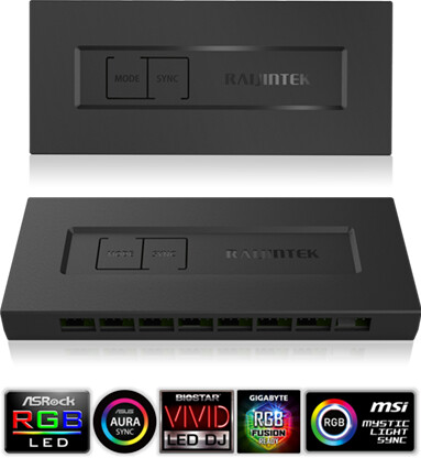 Raijintek推出RJK 5V DRGB-PWM集線器