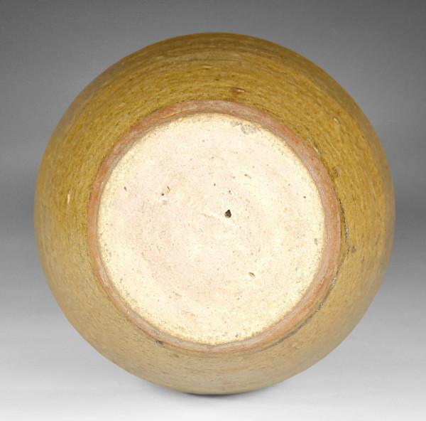 南北朝時期青黃釉四系壺 南北朝時期青黃釉四系壺