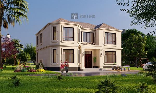 北京昌平韓家住宅,建築尺寸:13.4*12,土建造價:44.7萬 北京昌平韓家住宅,建築尺寸:13.4*12,土建造價:44.7萬