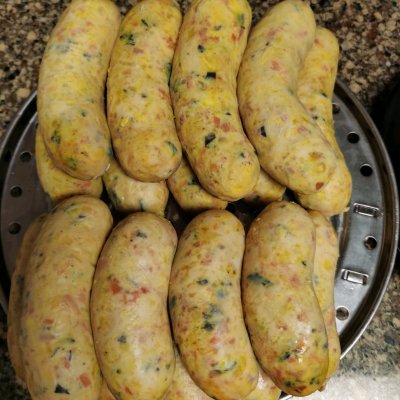 黯然銷魂的減肥篇～雞肉蔬菜腸，好吃