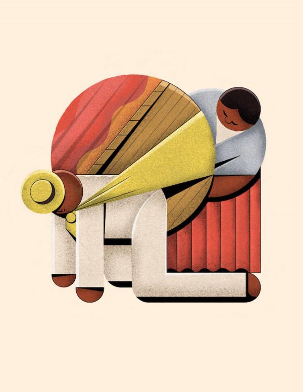 極簡風格為名畫帶來新視角