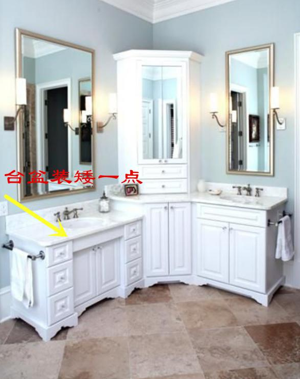 這6㎡衛生間太會利用空間了，設計完活動空間變大，儲物也變多