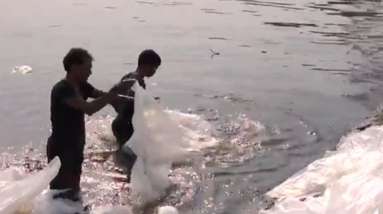 孟加拉國首都變成垃圾廠,生命之後裡沒有一條活魚 孟加拉國首都變成垃圾廠,生命之後裡沒有一條活魚