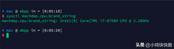 macos如何檢視cpu型號