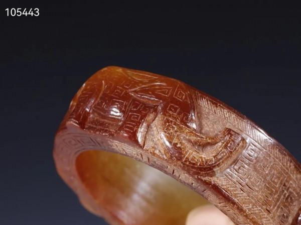 舊藏「高古玉 太平有象 手鐲」