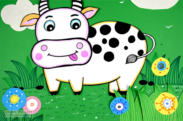 兒童畫教程|動物主題繪畫課程《青青草原上的花奶牛》 兒童畫教程|動物主題繪畫課程《青青草原上的花奶牛》