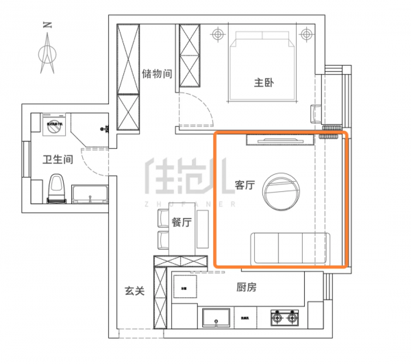 77㎡高質量北歐風,落地窗+百葉簾美翻了 77㎡高質量北歐風,落地窗+百葉簾美翻了