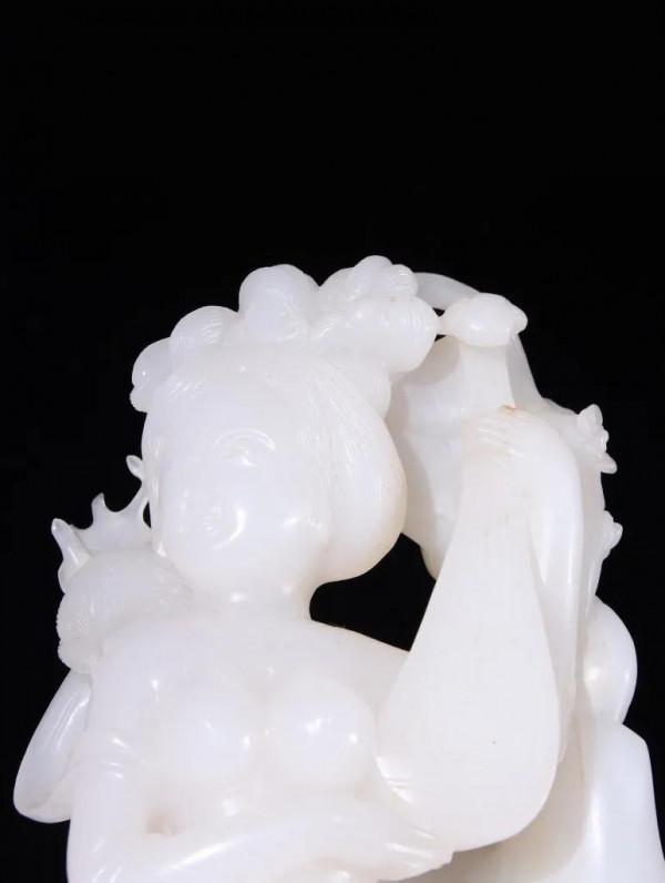 「館藏級」 羊脂白玉 和田玉籽料