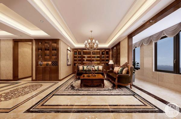 170平美式古典並不過分強調繁複的雕刻，不失懷舊、浪漫的感覺