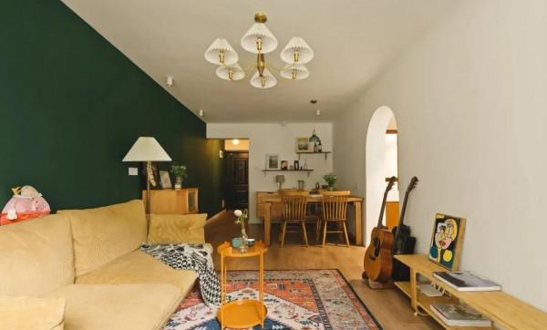 愛上了這個68平方的文藝復古小戶型