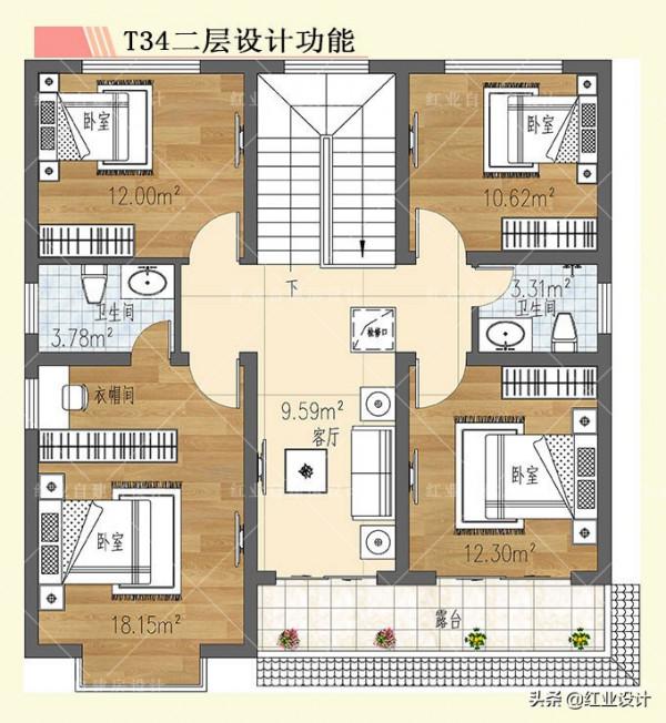 農村給父母建兩層養老房，這5套裡面任選一套，美觀經濟功能實用