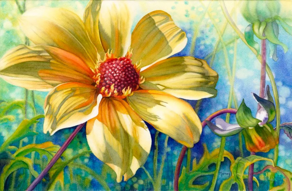 55歲拿起畫筆,成為最懂花的女人!筆下絢爛唯美的水彩花卉太美了 55歲拿起畫筆,成為最懂花的女人!筆下絢爛唯美的水彩花卉太美了