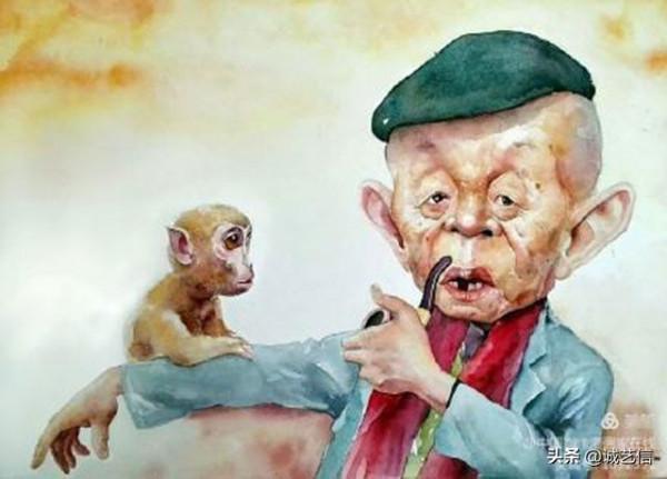 中國藝術名家肖像漫畫展