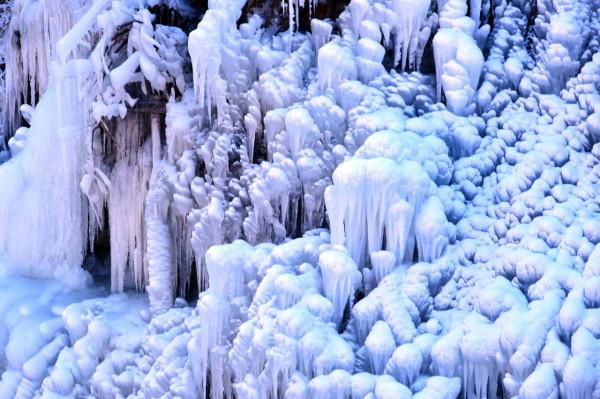 北京神泉峽超美冰瀑 驚豔一整個冬季