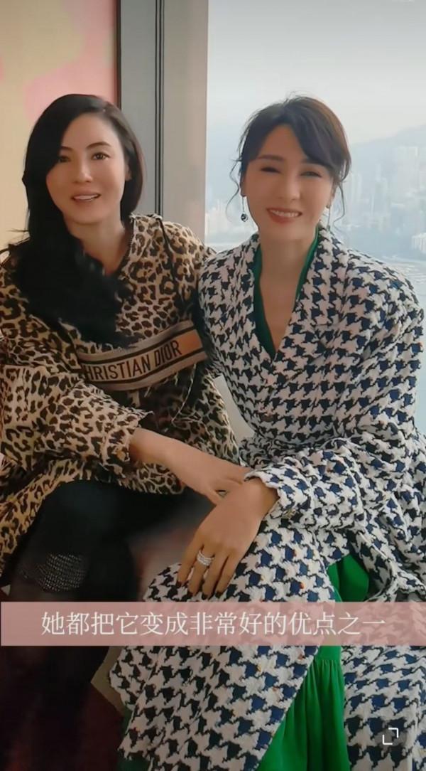 張柏芝黎姿罕見世紀大同框!張柏芝慘輸50歲黎姿,穿豹紋更顯老 張柏芝黎姿罕見世紀大同框!張柏芝慘輸50歲黎姿,穿豹紋更顯老