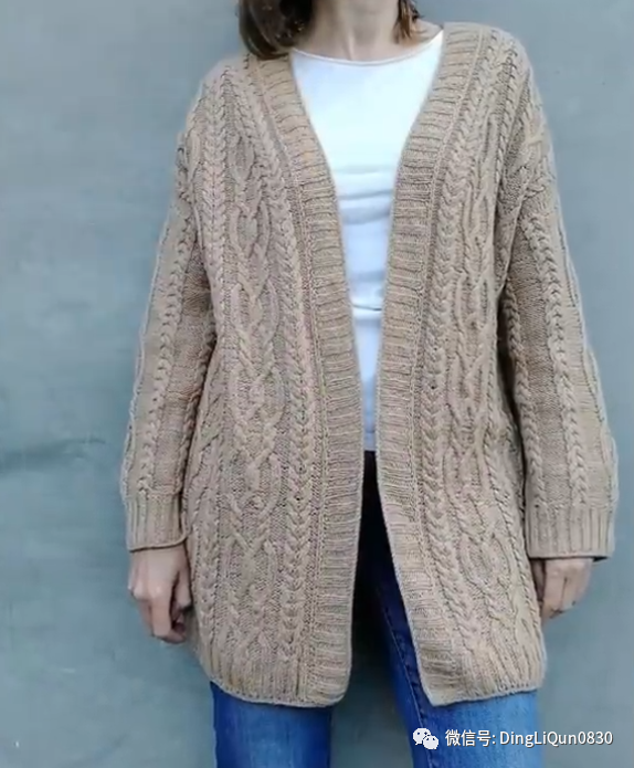 「針織作品」60款時尚流行的中長款開衫（尋找靈感）