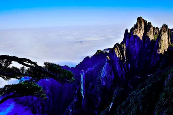 有一種浪漫，叫冬日三清山的雲海和藍天相伴